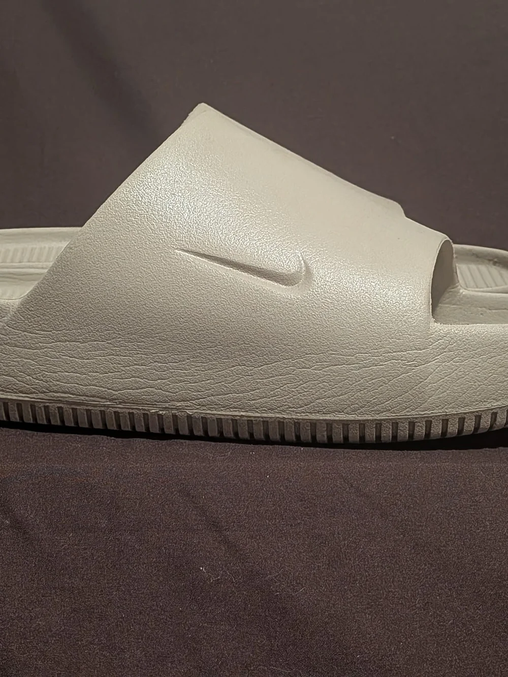 Nike White Slide Sandals